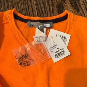 NWT Bonpoint Size 3 Orange Sweater